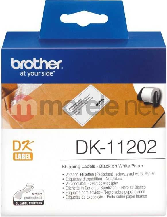 Brother DK-11202 juosta (juoda ant balto)
