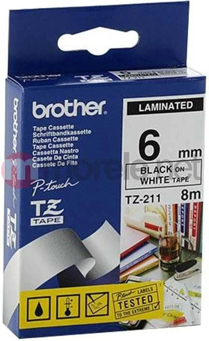 Brother Brolis tasma TZ-211 (juodas ant balto)