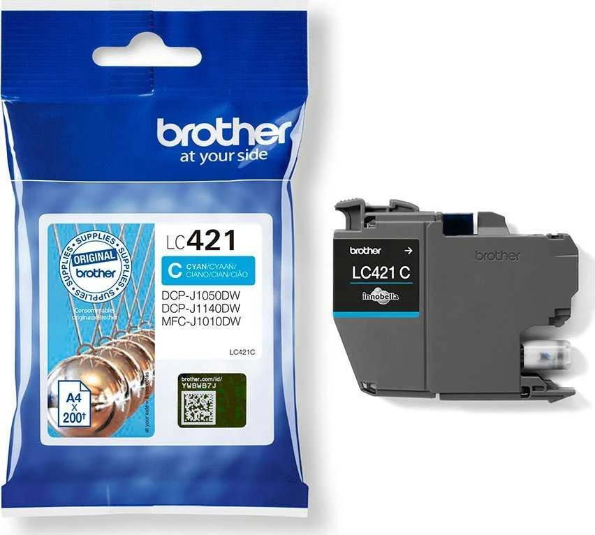 Brother LC421C | Rašalo kasetės | Žydra spalva
