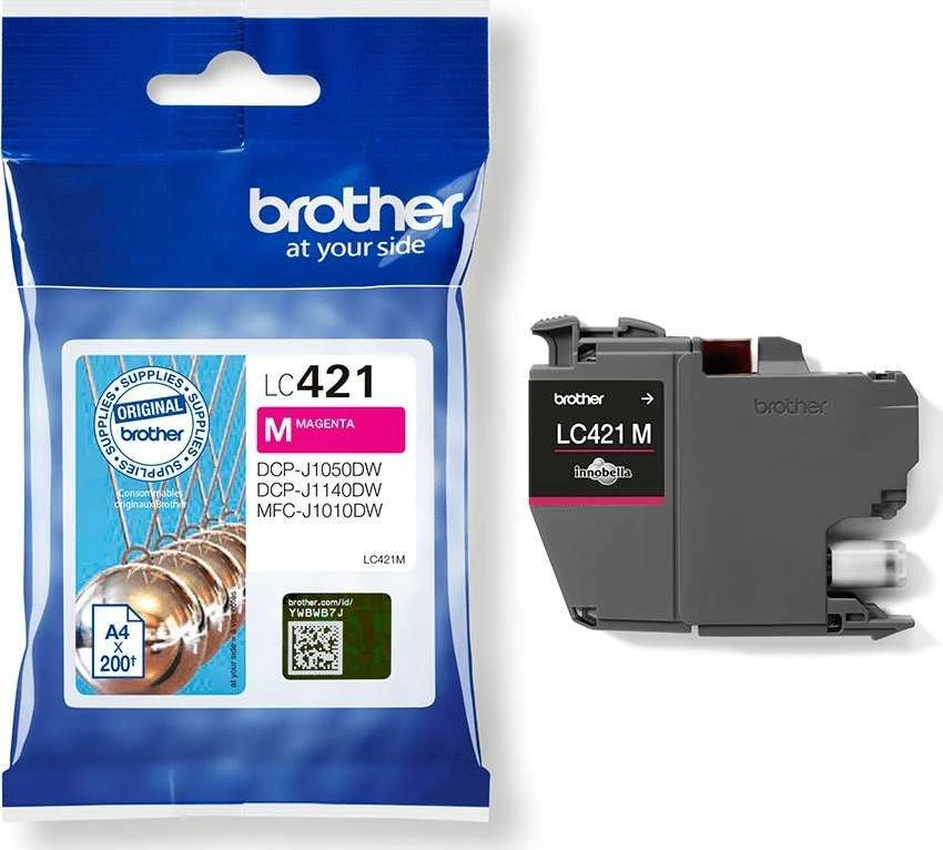 Brother LC421M | Rašalo kasetės | Magenta