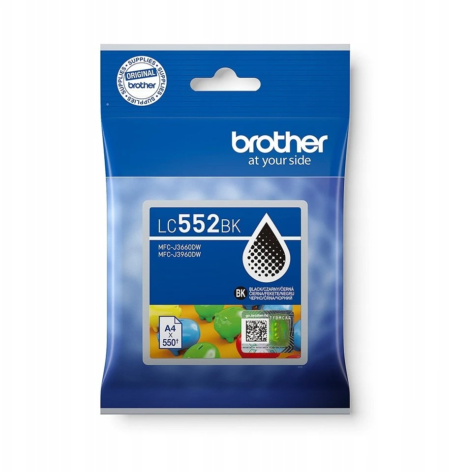 Brother LC 552XLBK juoda