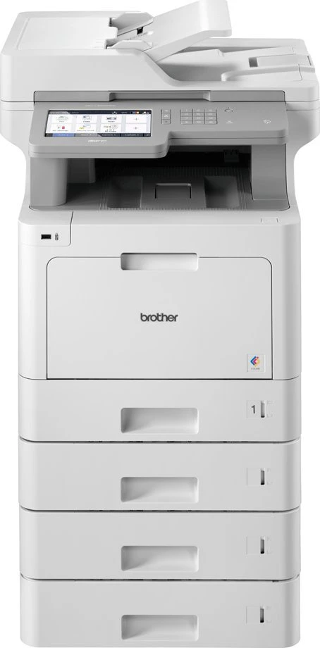 Spausdintuvas BROTHER MFC-L9570CDW SPALVOTAS LAZERINIS AIO SIUZINYNAS, ADF, DVIPUSIS spausdinimas, LAN-1GBE, WIFI, NFC, 1GB, 31 P./MIN.