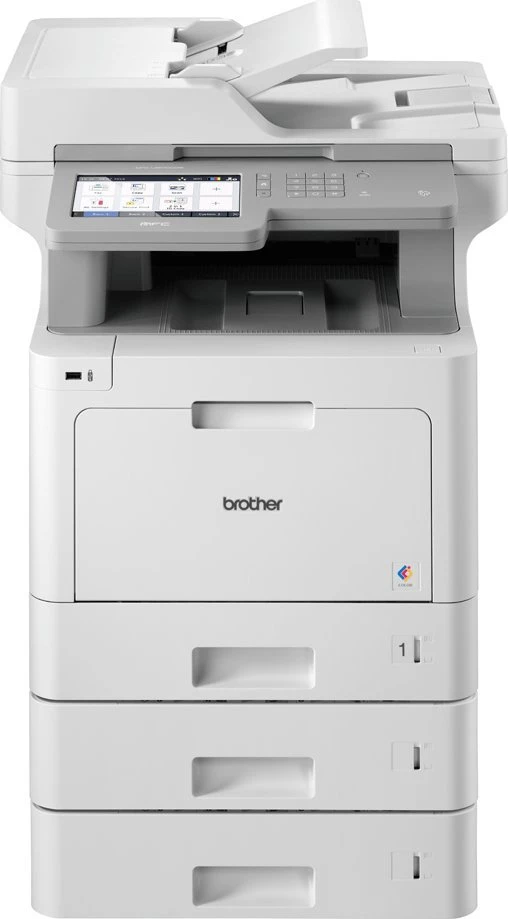 Spausdintuvas BROTHER MFC-L9570CDW SPALVOTAS LAZERINIS AIO SIUZINYNAS, ADF, DVIPUSIS spausdinimas, LAN-1GBE, WIFI, NFC, 1GB, 31 P./MIN.