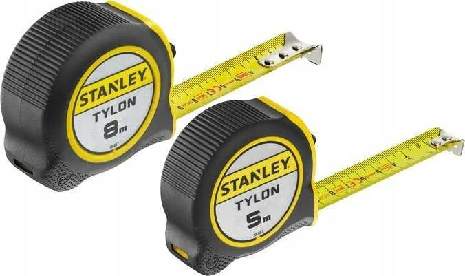 Matavimo ruletė Stanley STHT0-74260; 5m + 8m; 2 vnt.