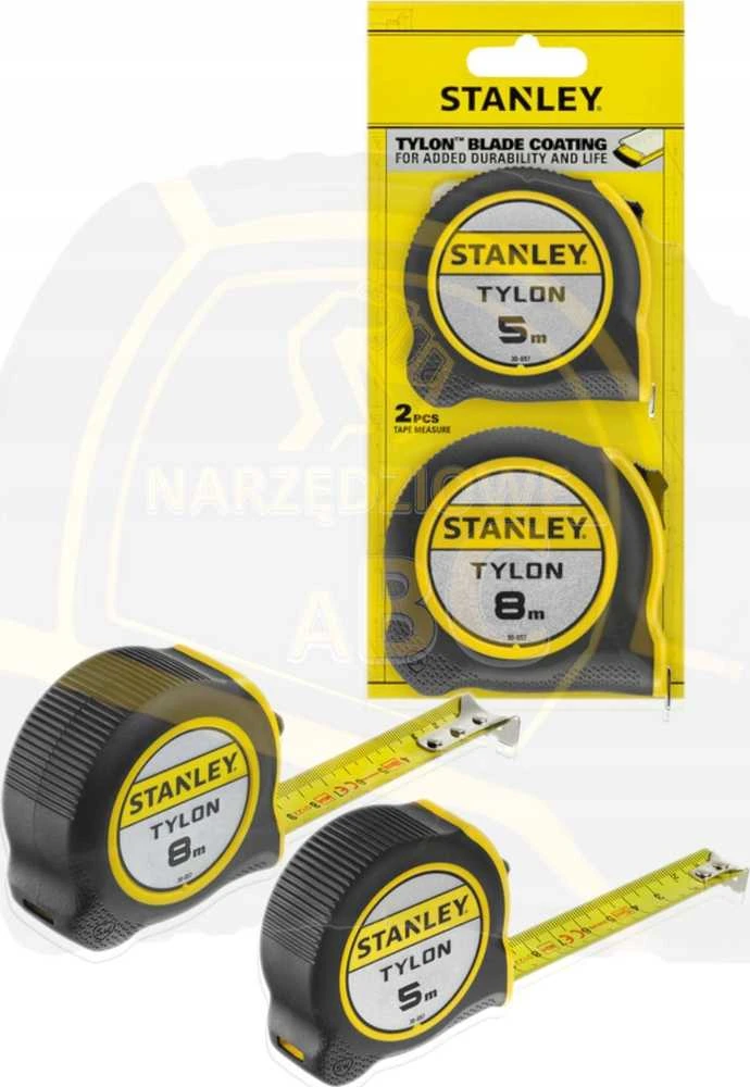 Matavimo ruletė Stanley STHT0-74260; 5m + 8m; 2 vnt.