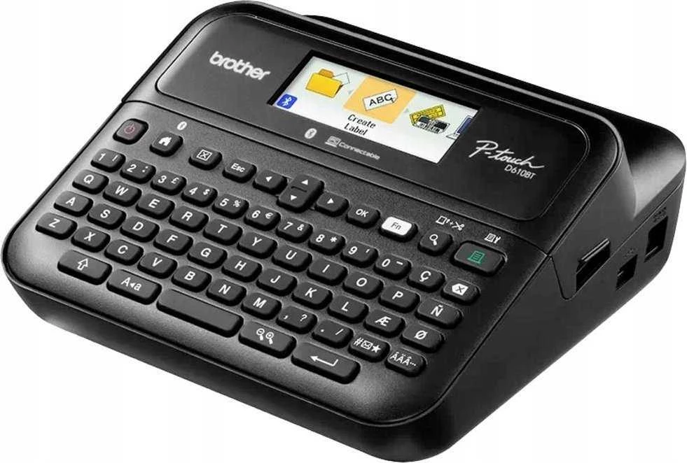Spausdintuvas Brother P-TOUCH D610BTVP IKI 14 MM USB - SU ADAPTERIU / DĖKLU / LAIDU / JUOSTELE.