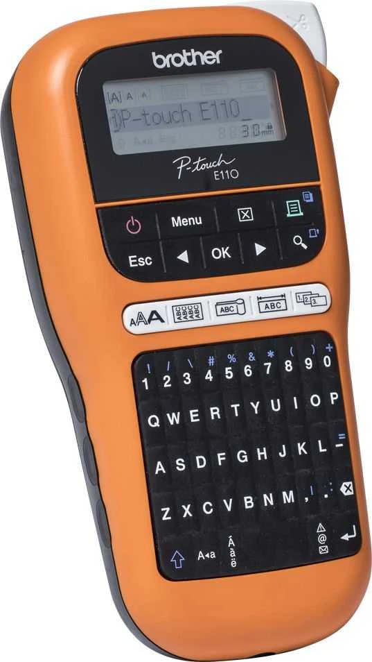 Labels spausdintuvas Brother P-touch PTE110VPYJ1