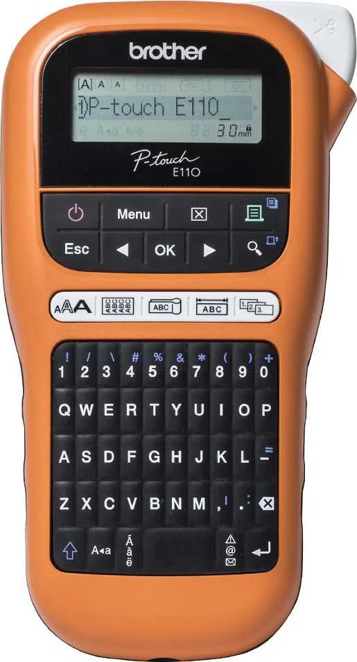Labels spausdintuvas Brother P-touch PTE110VPYJ1