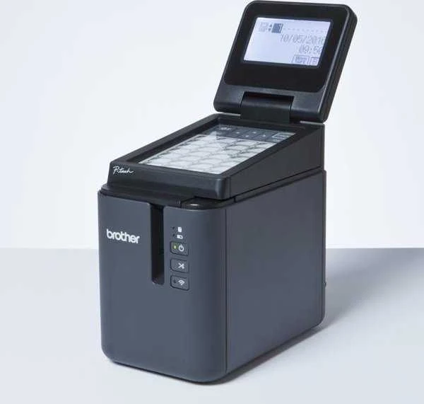 BROTHER etikečių spausdintuvas PT-P900W - 36mm, TZe juostos, WIFI, profesionalus kompiuterinis etikečių spausdintuvas