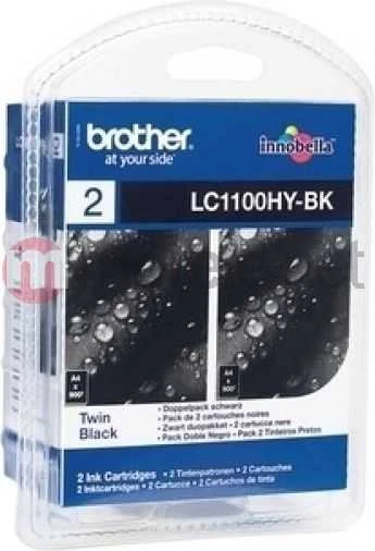 Brother rašalo rinkinys originalaus rašalo LC-1100HYBK Juodas 2 vnt.