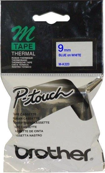 Brother P-touch MK223BZ;balta/mėlyna 4m (9 mm)