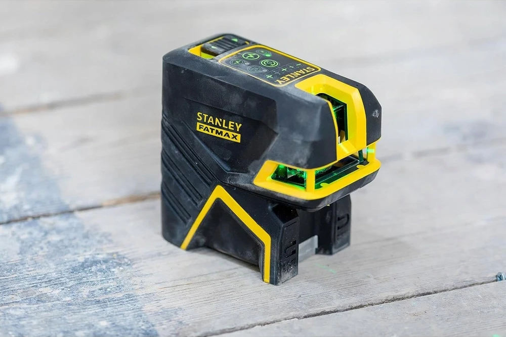Stanley Brother ST.FATMAX CROSS LASER +5 POINT Žalias Li-ION 30m