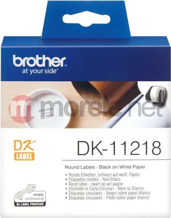 Brother tasma DK-11218 (juodas ant balto)