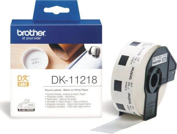 Brother tasma DK-11218 (juodas ant balto)