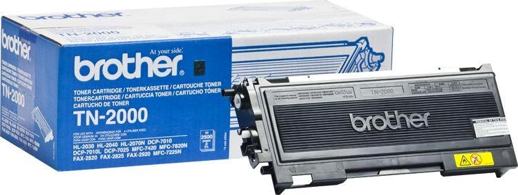 Dažų kasetė Brother TN-2000 Juodas Original (TN2000)