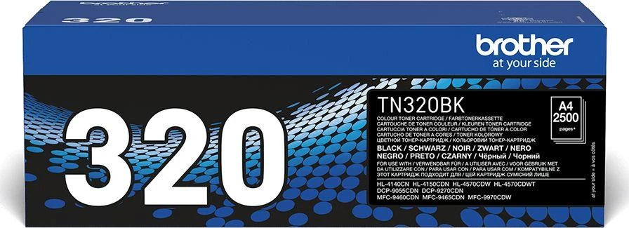 Originali „Brother TN-320 Juodas“ dažų kasetė (TN320BK)
