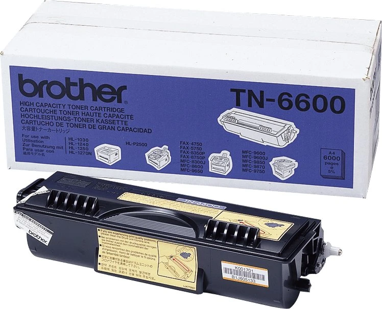 Toneris Brother TN-6600 kasetė su toneriu 1 vnt. Originalus Juoda