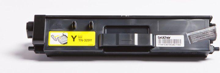 Brother TN-329 geltona originali dažų kasetė (TN329Y)