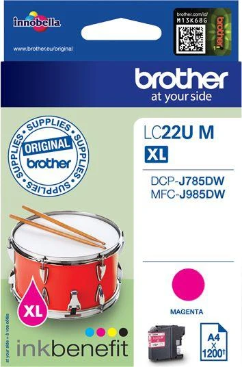 Brother LC-22UM | Rašalo kasetė | Magenta