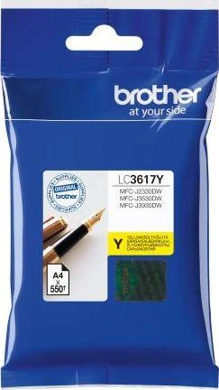 Brother rašalo kasetė LC-3617Y geltona