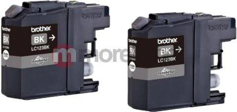 rašalBrother originalus rašalas LC123BKBP2 (2 x juoda)