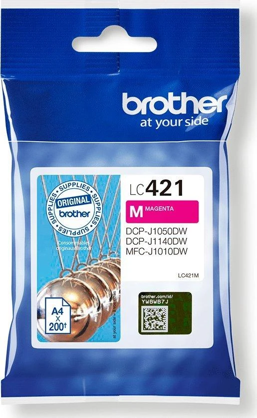 Brother LC421M | Rašalo kasetės | Magenta