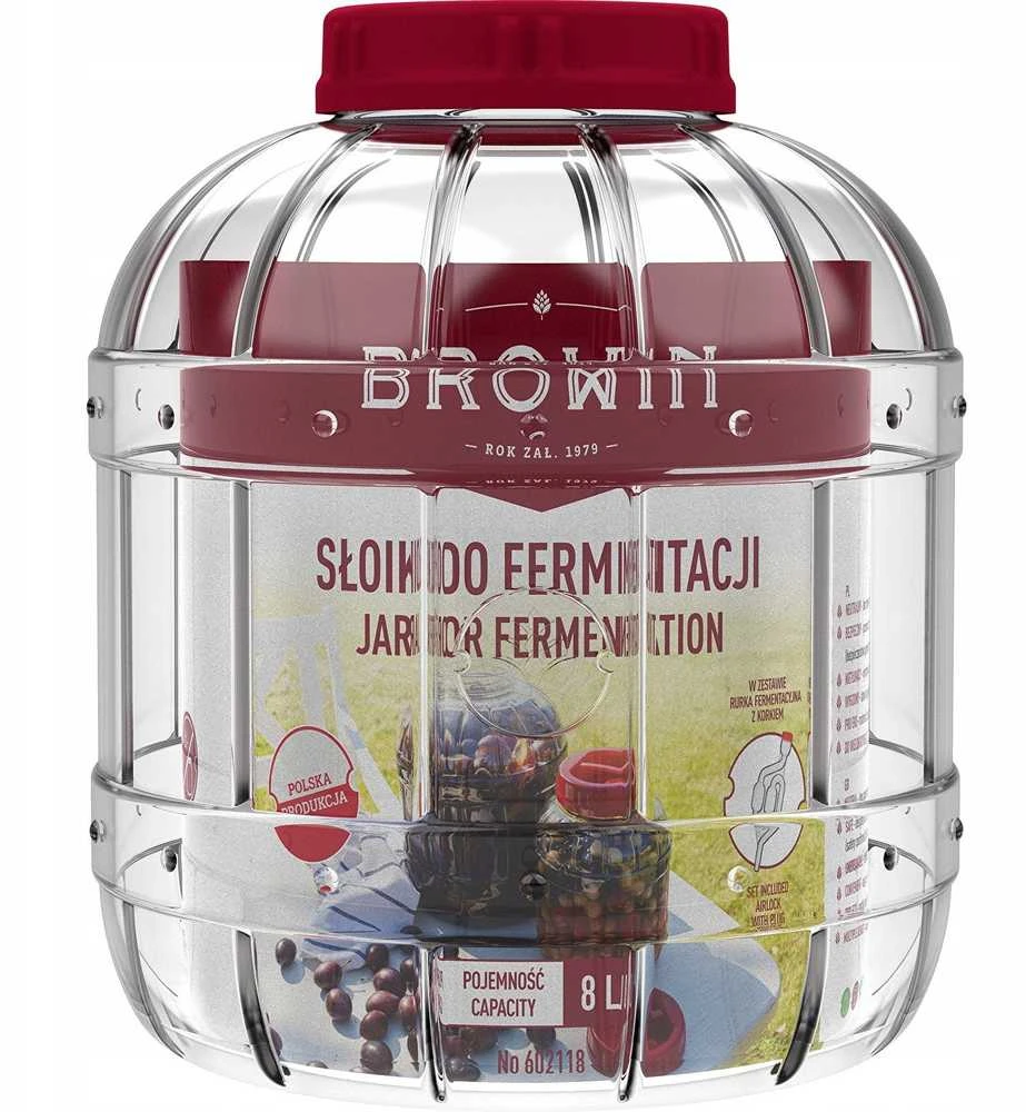 Plastikinė fermentacijos talpykla BROWIN 602118, 8 l