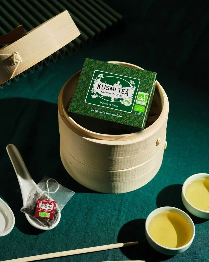 Brown House Tea Kusmi Tea - Chinese Žalias Tea - BIO 20 Tea Bags