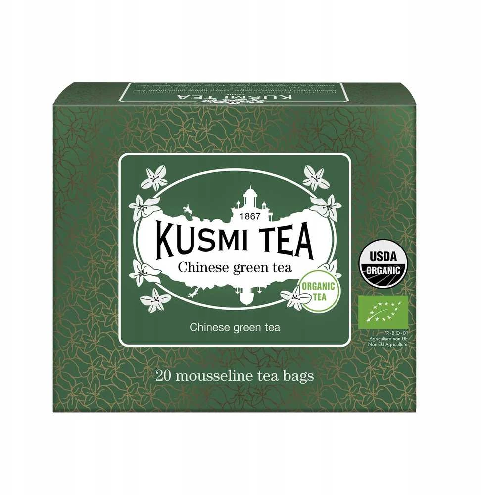 Brown House Tea Kusmi Tea - Chinese Žalias Tea - BIO 20 Tea Bags