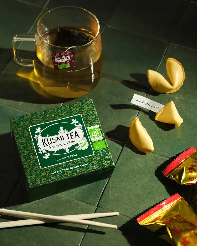 Brown House Tea Kusmi Tea - Chinese Žalias Tea - BIO 20 Tea Bags