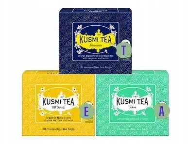 Organic juodas tea Kusmi Tea Prince Volodymyr – 20 muslin tea bags