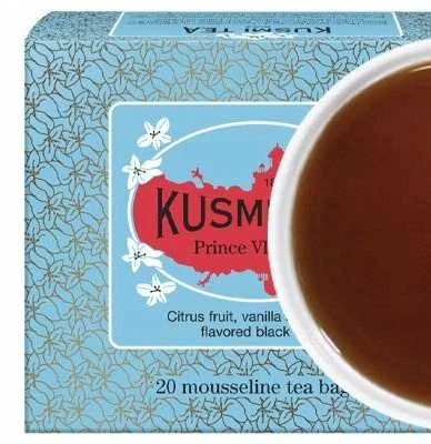 Organic juodas tea Kusmi Tea Prince Volodymyr – 20 muslin tea bags