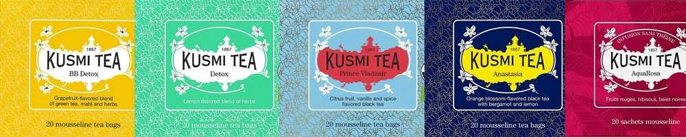 Organic žalias tea Kusmi Tea Žalias Jasmine – 20 muslin tea bags