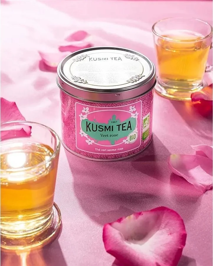 Brown House Tea Kusmi Tea - Žalias Rose - Loose Tea BIO 100 g