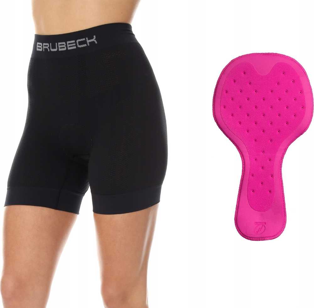 Moteriški dviračių bokso šortai su įdėklu BRUBECK Bicycle BX11410 M