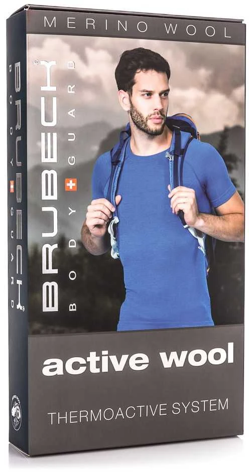 Brubeck Termo Kelnės Vyrams Active Wool Juodas LE11710