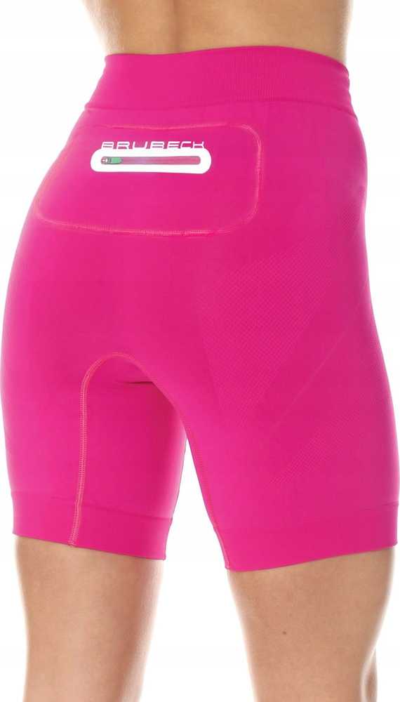 Šortai treningowe moterims Brubeck Running Force 1/2 - fchs dydis: xl