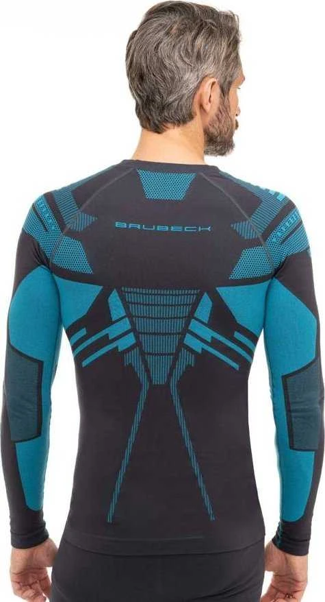 „Brubeck“ vyriški „Activewear“ marškinėliai ilgomis rankovėmis „Bruback Dry“.