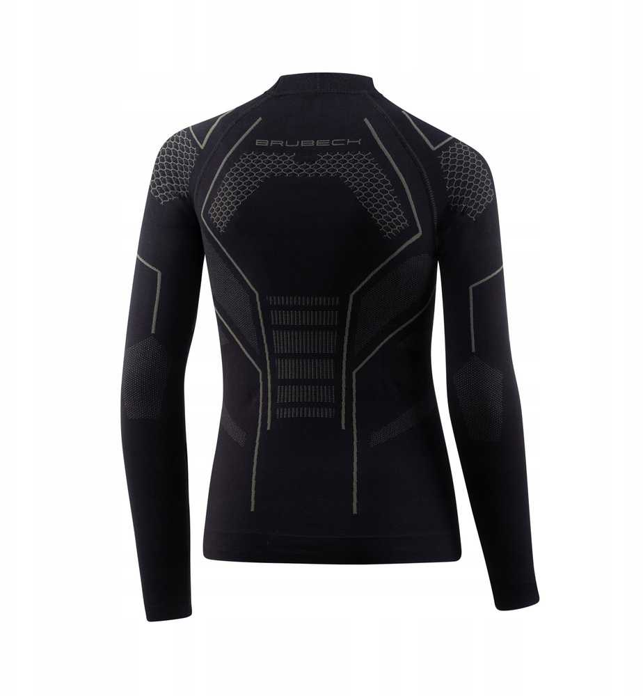 Bluza dziecięca Brubeck Thermo Junior - juodas/graphite dydis: 140_146_cm
