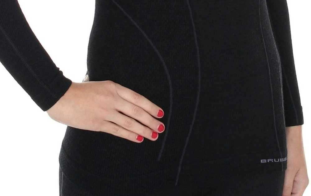 Brubeck Palaidinė Moterims Active Wool Juodas