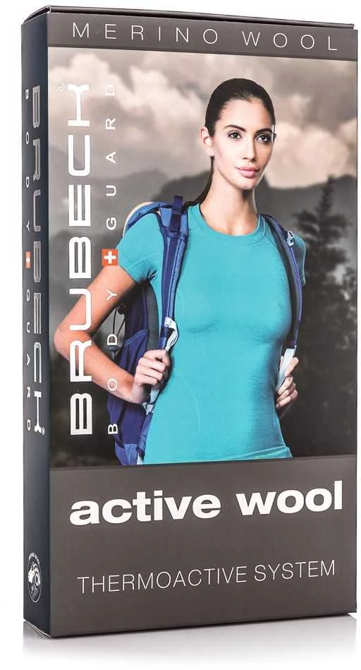 Brubeck Palaidinė Moterims Active Wool Juodas