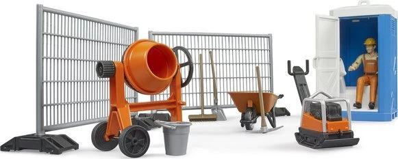 Bruder brother bworld construction site set, backdrop