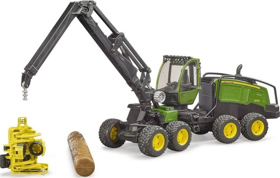 BRUDER medkirtė John Deere 1270G su rąstu, 02135
