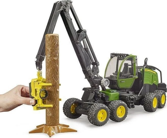 BRUDER medkirtė John Deere 1270G su rąstu, 02135