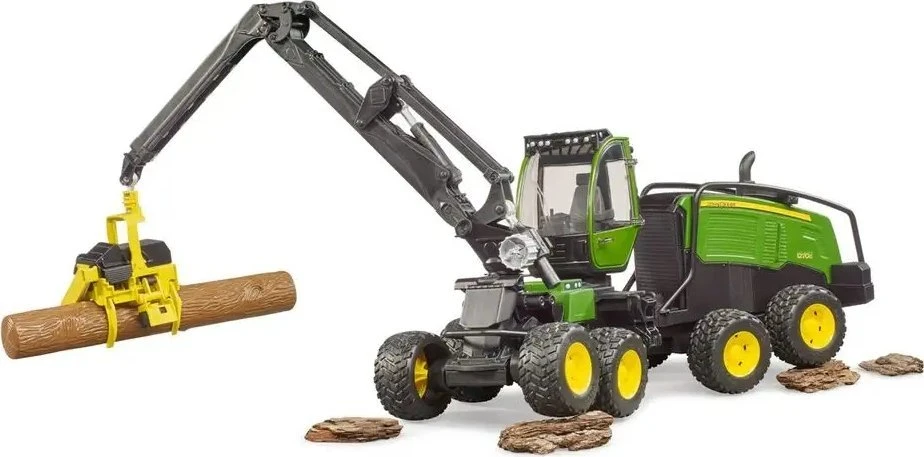 BRUDER medkirtė John Deere 1270G su rąstu, 02135