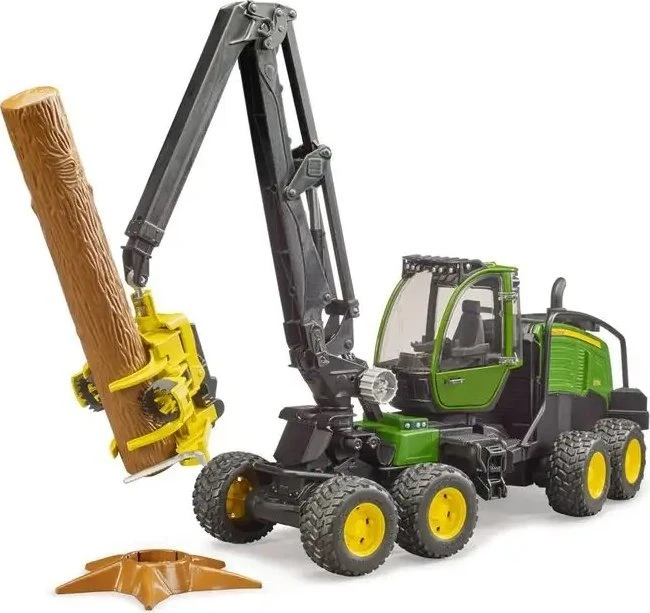 BRUDER medkirtė John Deere 1270G su rąstu, 02135