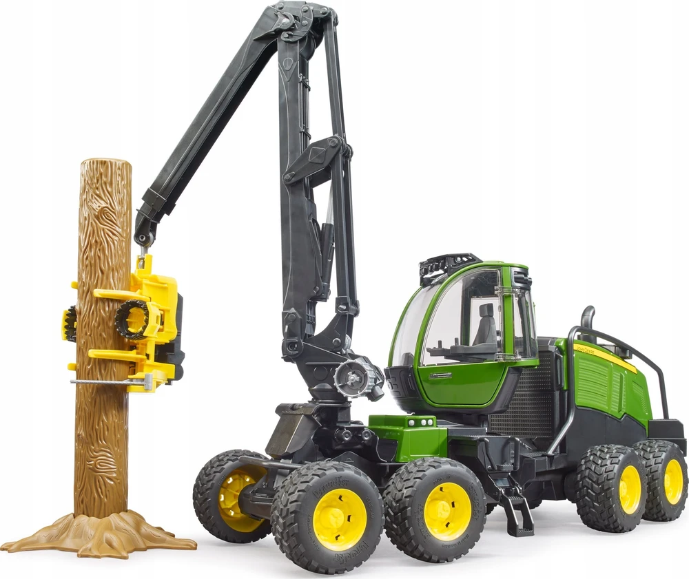 BRUDER medkirtė John Deere 1270G su rąstu, 02135