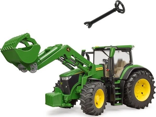 BRUDER traktorius John Deere 7R 350 su priekiniu krautuvu, 03151