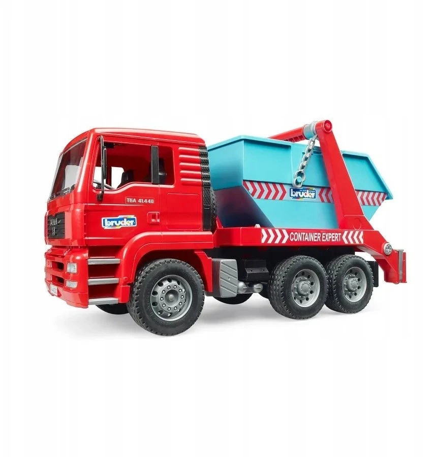 BRUDER konteinerių sunkvežimis MAN TGA Skip Container Truck, 02741