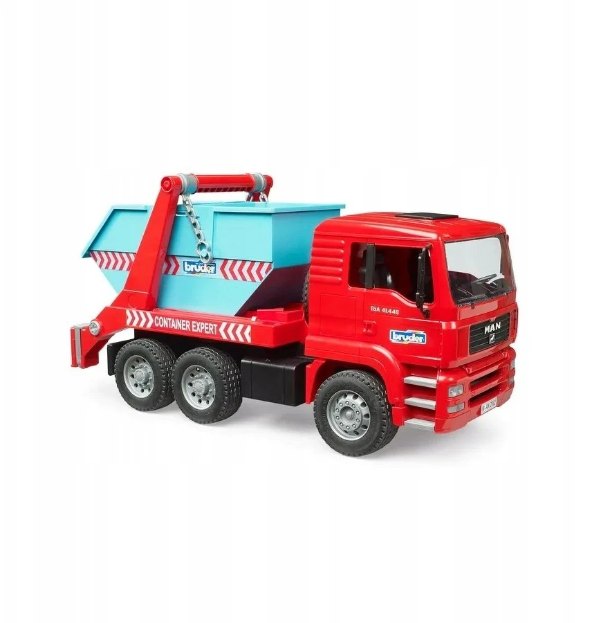 BRUDER konteinerių sunkvežimis MAN TGA Skip Container Truck, 02741